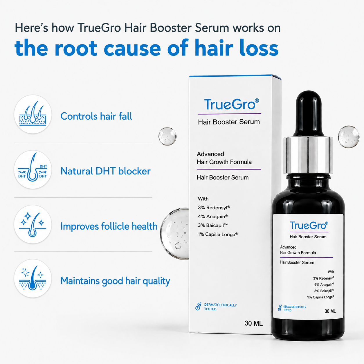 Advanced Hair Booster Tonic Plus Hair Serum | 30ml