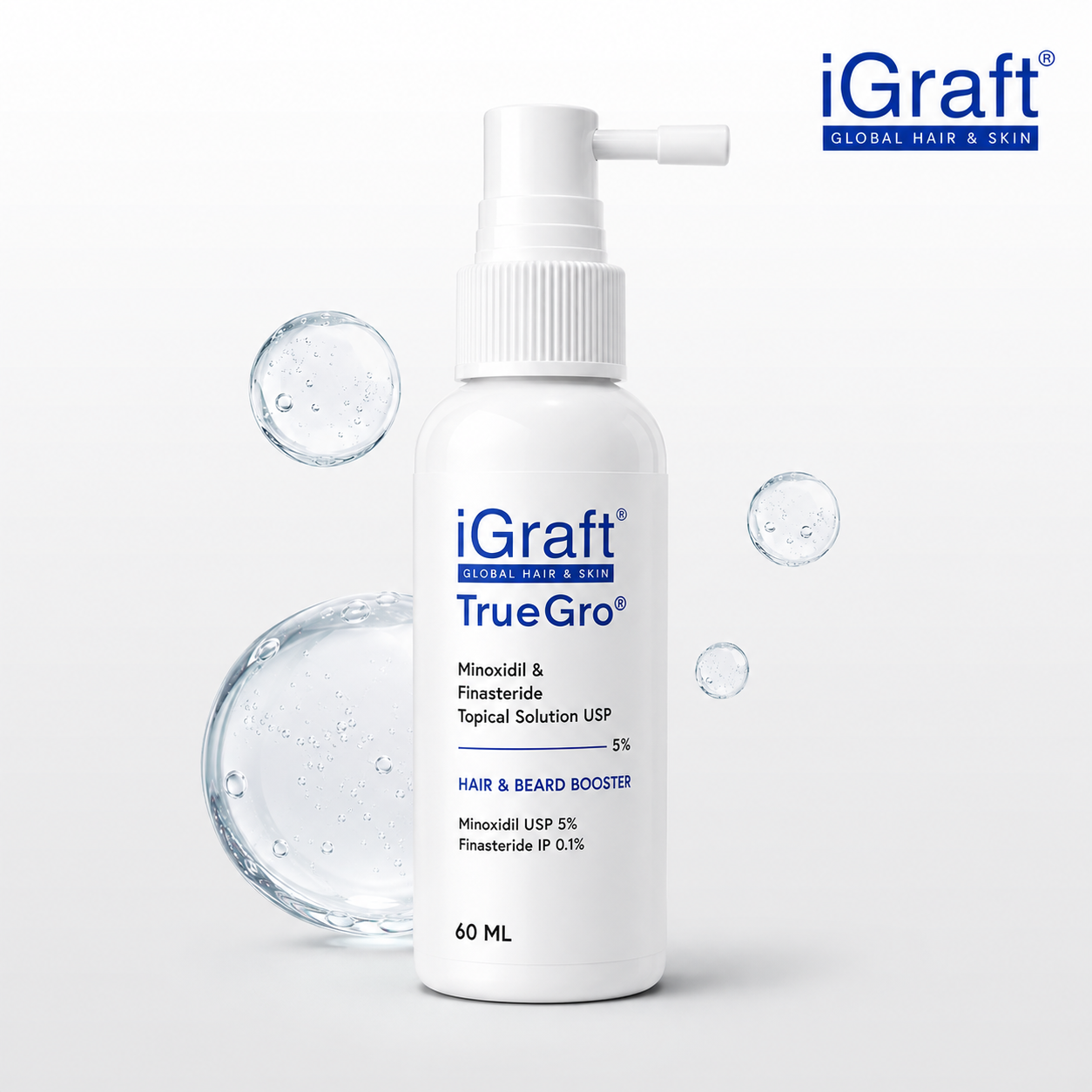 TrueGro™ 5% Minoxidil + 0.1% Finasteride
